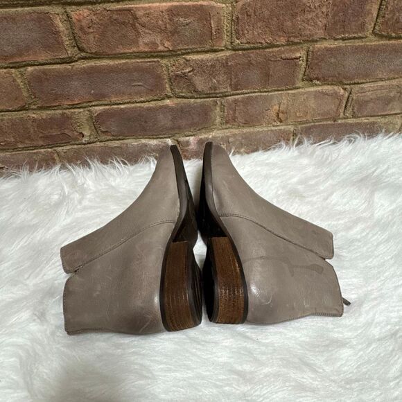 Born Women's Olio Grey Leather Ankle Boots Size 9 - Picture 5 of 9